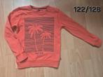 Mooie zachte rode trui, maat 122/128, WE, palm opdruk, Jongen of Meisje, Trui of Vest, Ophalen of Verzenden, Zo goed als nieuw