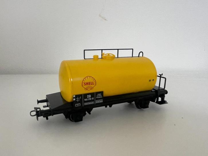 Märklin ketelwagon ketelwagen tankwagon Shell uit set 29166, Hobby en Vrije tijd, Modeltreinen | H0, Zo goed als nieuw, Wagon