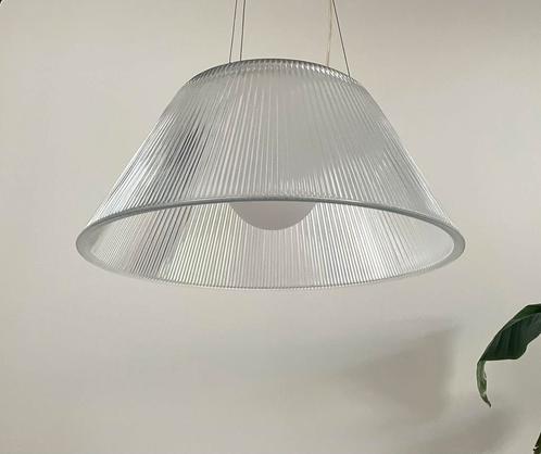 Flos hanglamp Romeo Moon S2, Huis en Inrichting, Lampen | Hanglampen, Zo goed als nieuw, Minder dan 50 cm, Glas, Ophalen