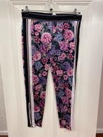 Marc  Cain Sports broek zwart roze bloemen maat XL XXL 42 44, Kleding | Dames, Ophalen of Verzenden, Zo goed als nieuw, Maat 42/44 (L)