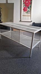 White Ikea tv meubel bench, Huis en Inrichting, Kasten | Televisiemeubels, Ophalen, 50 tot 100 cm, Zo goed als nieuw, Minder dan 100 cm
