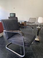 Gispen fauteuil, Huis en Inrichting, Fauteuils, Ophalen, Gebruikt, Metaal, 50 tot 75 cm