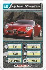 Kw4289 autokaartje e2 alfa romeo 8c competizione, Verzamelen, Automerken, Motoren en Formule 1, Ophalen of Verzenden, Zo goed als nieuw
