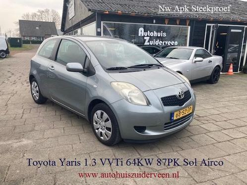 TOYOTA Yaris 1.3 16V VVT-I 3DRS Sol Airco Nw Apk, Auto's, Toyota, Bedrijf, Te koop, Yaris, ABS, Airbags, Airconditioning, Alarm