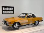 Mercedes-Benz 450 SL - W107 Cayenne Orange - 1:18 Norev, Hobby en Vrije tijd, Modelauto's | 1:18, Auto, Nieuw, Norev, Ophalen of Verzenden