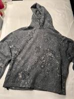 ZARA hoodie – maat S – grijs met patroon, Kleding | Dames, Ophalen of Verzenden, Zo goed als nieuw, Maat 38/40 (M), Grijs