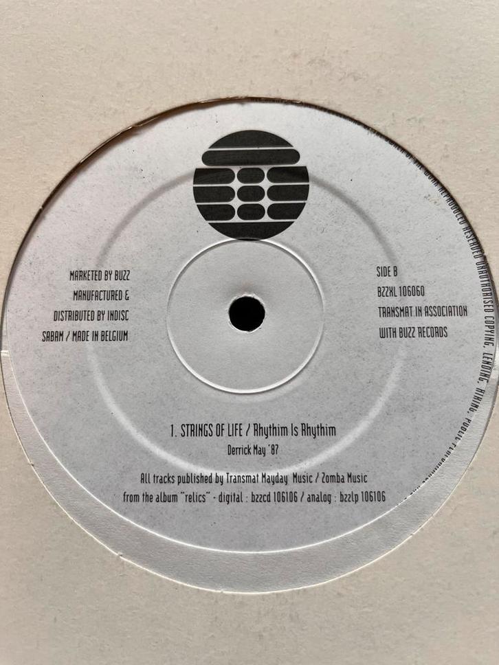 Derrick May - Strings of Life 12" Vinyl, Cd's en Dvd's, Vinyl | Dance en House, Gebruikt, Techno of Trance, 12 inch, Ophalen of Verzenden