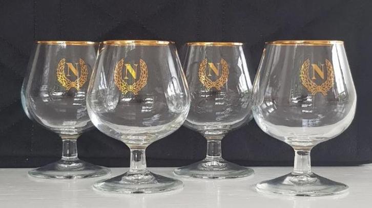 5 NAPOLEON COGNAC GLAZEN, Verzamelen, Glas en Borrelglaasjes, Zo goed als nieuw, Overige typen, Ophalen of Verzenden
