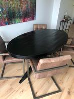 Eettafel + 4 stoelen, Huis en Inrichting, Tafels | Eettafels, 150 tot 200 cm, Zo goed als nieuw, Overige houtsoorten, Ophalen