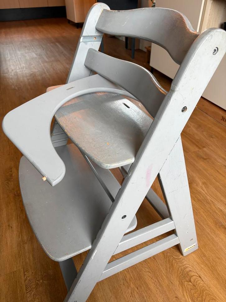 Hauck Kinderstoel, Kinderen en Baby's, Kinderstoelen, Gebruikt, Meegroeistoel, Aanschuifbaar, Afneembaar eetblad, Ophalen