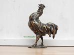 110* bronzen haan (Boven €75 geen verzendkosten), Ophalen of Verzenden, Nieuw, Overige materialen, Dierenbeeld