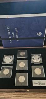 Nederland gulden set van munten online zie foto's, 1 gulden, Setje, Zilver, Ophalen of Verzenden