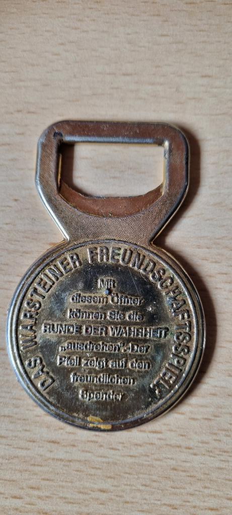 Flesopener firma Warsteiner bier, Verzamelen, Biermerken, Gebruikt, Flesopener, Overige merken, Ophalen of Verzenden