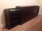 MALM kast IKEA bed hoofdeinde, Huis en Inrichting, Ophalen, 150 tot 200 cm, Zo goed als nieuw, Met lade(s)