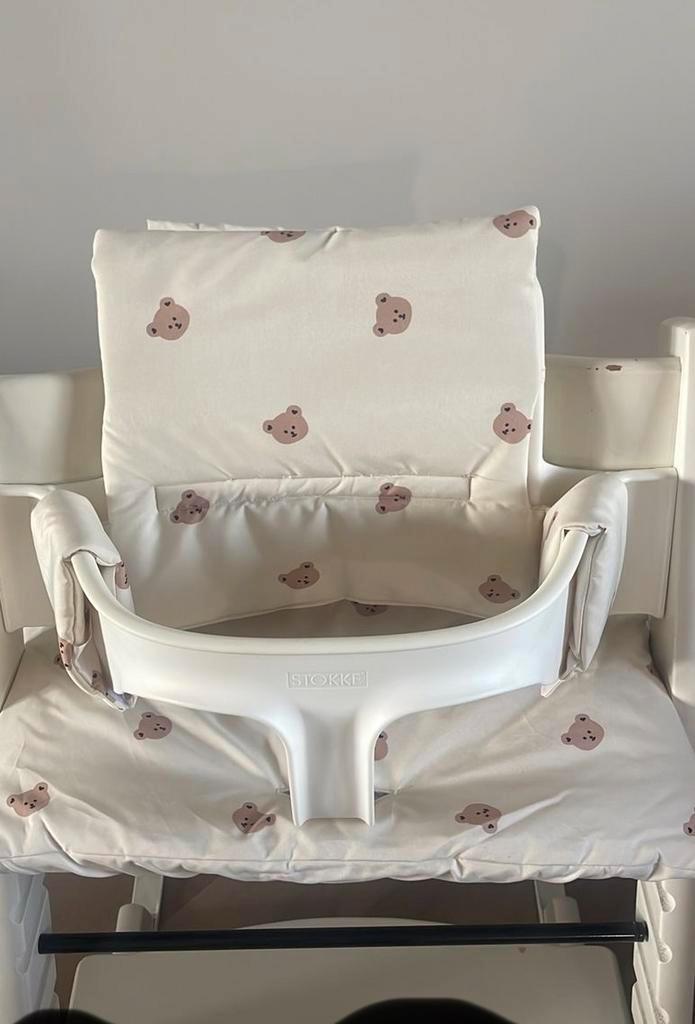Kussen beren voor de stokke tripp trapp, Kinderen en Baby's, Kinderstoelen, Zo goed als nieuw, Meegroeistoel, Stoelverkleiner