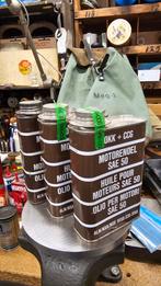 Olie blikken Zwitserse leger, Verzamelen, Ophalen of Verzenden, Gebruikt, Overige