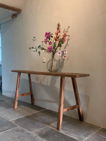 Fantastische oud houten sidetable - beschikbaar voor biedingen