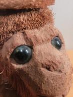 Vintage kokosnoot aap kokosnootaap aapje beeld retro beeldje, Ophalen of Verzenden, Zo goed als nieuw