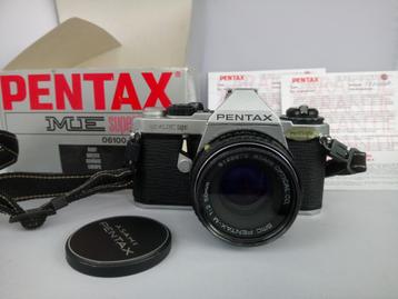 Pentax ME Super + 1:2 50mm lens + winder ME II beschikbaar voor biedingen