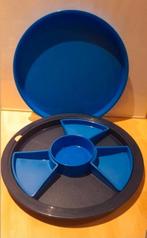 Tupperware serveerschaal/ hapjesschaal, Ophalen of Verzenden, Zo goed als nieuw, Blauw, Schaal