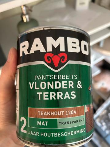 Rambo Pantserbeits Vlonder & Terras Teakhout 1L 3x beschikbaar voor biedingen