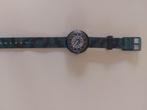 Flik flak horloge swatch blauw met vleermuis, Ophalen of Verzenden, Gebruikt, Blauw, Jongen of Meisje