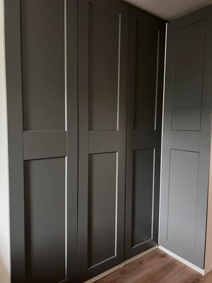 Kastdeuren Ikea Grijs (4x), Huis en Inrichting, Kasten | Kledingkasten, Nieuw, 200 cm of meer, 50 tot 100 cm, Minder dan 25 cm