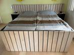 Bed 188x208 + nachtkastjes + gratis elektrische lattenbodems, Ophalen, Overige kleuren, Tweepersoons, 180 cm