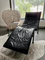 Chaise Longue | Loungestoel | Ligstoel | Relaxstoel | Leder, Ophalen, Gebruikt, Metaal, Design, Deens, Modern, Minimalistisch, Industrieel