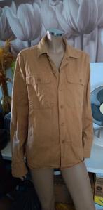 Heren blouse overhemd Howard America Today maat M, Bruin, Gedragen, America Today, Halswijdte 39/40 (M)