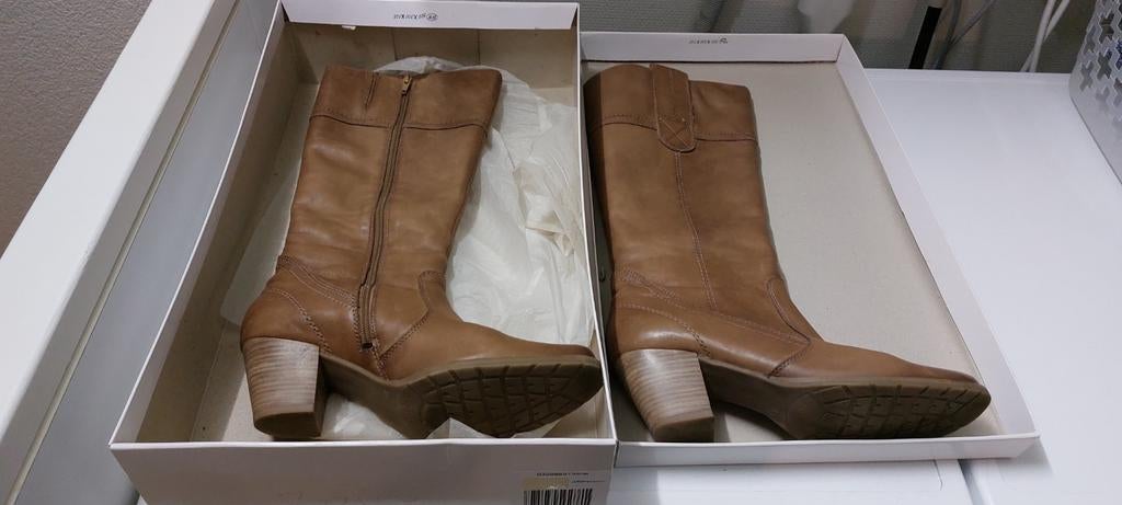 Te koop: leren dames laarzen, Ophalen of Verzenden