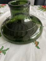 Zwaar groen kwaliteit glas vaas., Diversen, Kerst, Ophalen of Verzenden, Zo goed als nieuw