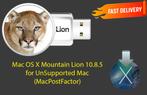 MacPostFactor 10.8.5+, Mac OSX Mountain Lion op je oude Mac, Computers en Software, Besturingssoftware, Nieuw, MacOS, Ophalen of Verzenden