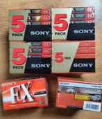 Sony FX C-60 Cassettes - 5 Pack Nieuw, 2 t/m 25 bandjes, Overige genres, Ophalen of Verzenden, Origineel