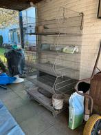 Blank stalen stapelbare stelling, Ophalen of Verzenden, Gebruikt