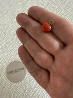S276/ vintage Kleine KORAAL Hangertje Hartje, Gebruikt, Overige voorstellingen, Verzenden, Oranje