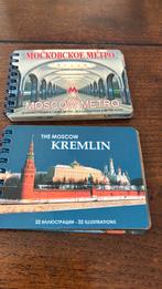 2 boekjes. Moskou Kremlin en Metro.32 + 29 afbeeldingen, Ophalen of Verzenden, Sterren en Beroemdheden