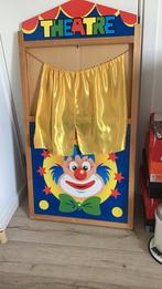 Theater poppenkast, Ophalen, Gebruikt