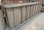 Prachtige degelijke toonbanken van steigerhout en zink, Huis en Inrichting, Barren, Ophalen, Gebruikt
