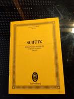 Schütz Johannes-Passion Partituur - Eulenburg Editie, Muziek en Instrumenten, Bladmuziek, Ophalen of Verzenden