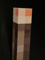 Minecarft fakkel lamp, Ophalen of Verzenden, Zo goed als nieuw, Minecraft lamp