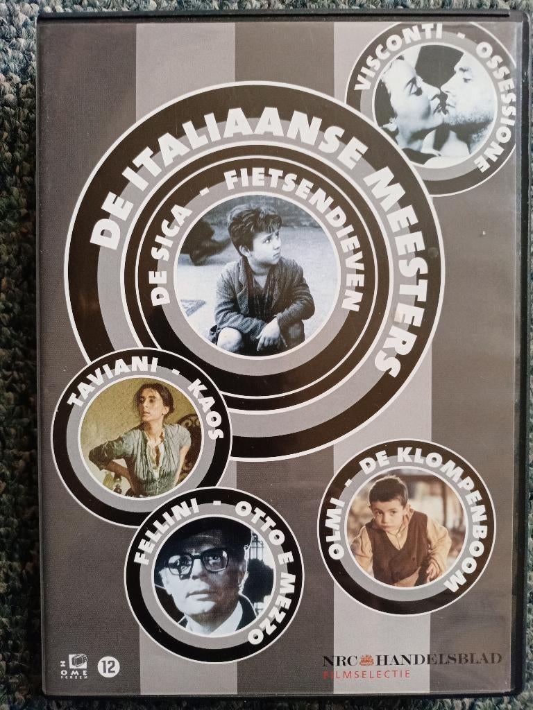 Italiaanse meesters 5dvd  5 Italiaanse topfilms, Alle leeftijden, Boxset, Zo goed als nieuw, Italië