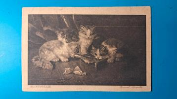 Katten poesen Gourmandise. Alfred Brunel de Neuville  beschikbaar voor biedingen