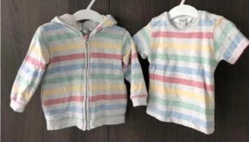 Kanz jongens vest en t-shirt, Kledingset maat 74 beschikbaar voor biedingen