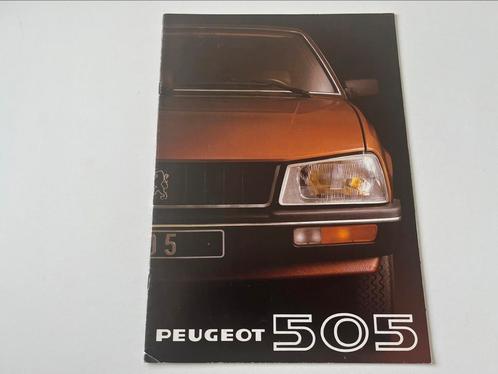 Dolder Peugeot 505 1981, Boeken, Auto's | Folders en Tijdschriften, Gelezen, Peugeot, Ophalen of Verzenden