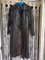 Vintage Leren dames jas, kleur bruin , in zeer mooie staat., Ophalen of Verzenden, Gedragen, Maat 38/40 (M), Bruin