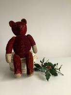 leuke vintage kerst teddybeer, Ophalen of Verzenden, Gebruikt, Stoffen beer, Overige merken