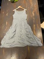 Boris Industries Jurk Wit/Grijs Streep Maat 40/42/44, Wit, Maat 42/44 (L), Ophalen of Verzenden, Zo goed als nieuw