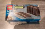 Lego 4520 9v bochten 8x 2867c01 ijzeren strip dark gray, Ophalen of Verzenden, Zo goed als nieuw, Complete set, Lego