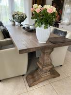 Eettafel hout,240x100 cm,zware kwaliteit, 100 tot 150 cm, Rechthoekig, Zo goed als nieuw, Ophalen